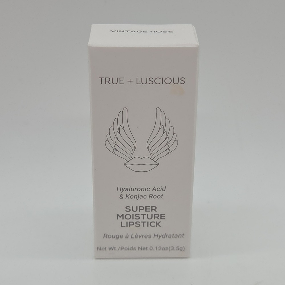 True + Luscious Vintage Rose Super Moisture Lipstick 0.12 oz New In Box